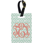 Monogram Plastic Luggage Tag - Rectangular