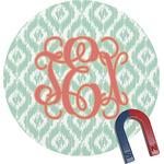 Monogram Round Fridge Magnet