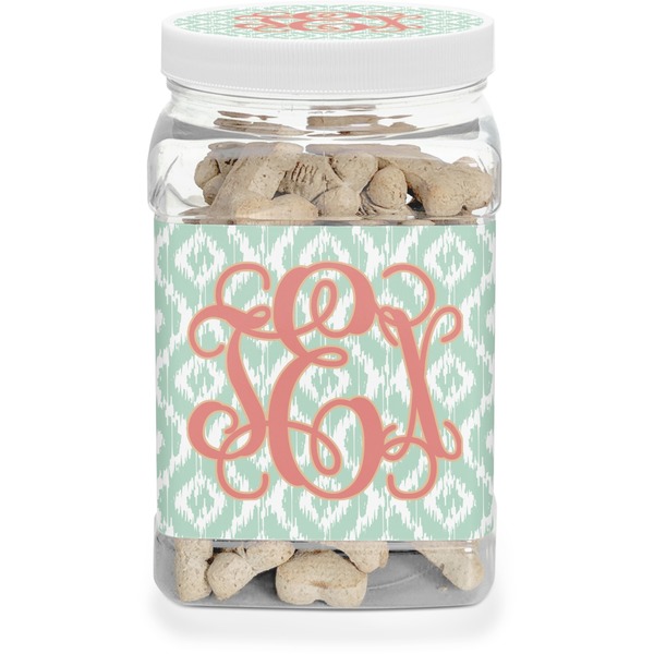 Custom Monogram Dog Treat Jar