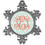 Monogram Vintage Snowflake Ornament