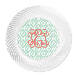 Monogram Plastic Party Dinner Plates - 10"