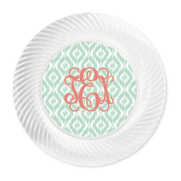 Monogram Plastic Party Dinner Plates - Approval