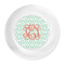Monogram Plastic Party Dinner Plates - Approval