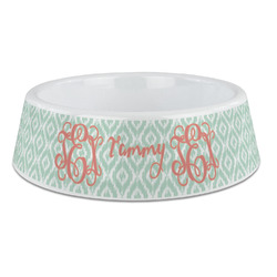 Monogram Plastic Dog Bowl - Large