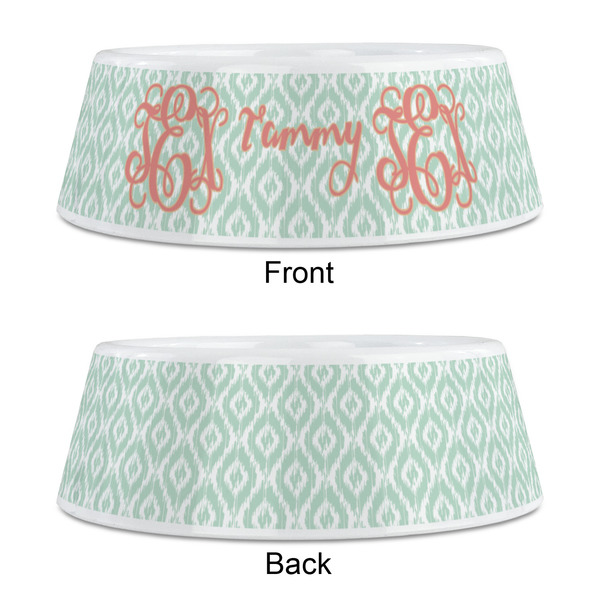 Monogram Plastic Pet Bowls - Medium - APPROVAL