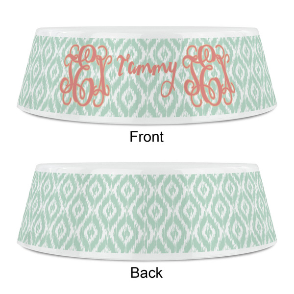 Monogram Plastic Pet Bowls - Small - APPROVAL