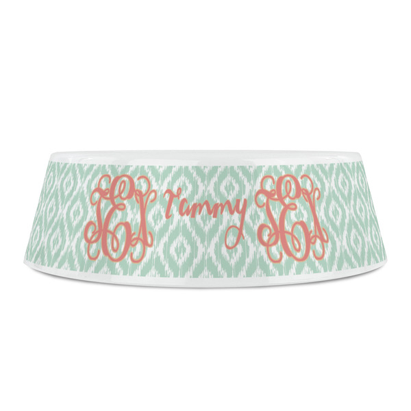 Monogram Plastic Pet Bowls - Small - FRONT