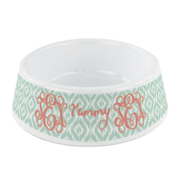 Custom Monogram Plastic Dog Bowl - Small