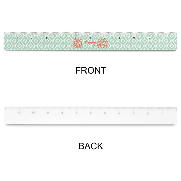 Monogram Plastic Ruler - 12" - APPROVAL