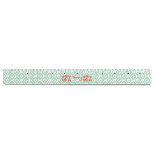 Monogram Plastic Ruler - 12" - FRONT