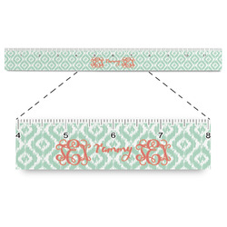 Monogram Plastic Ruler - 12"
