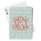Monogram Playing Cards - Front View