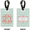 Monogram Rectangle Luggage Tag (Front + Back)
