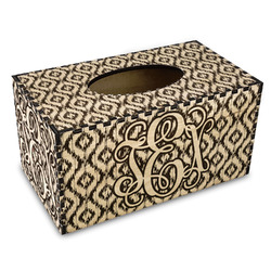 Monogram Wood Tissue Box Cover - Rectangle
