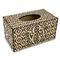 Monogram Rectangle Tissue Box Covers - Wood - Front