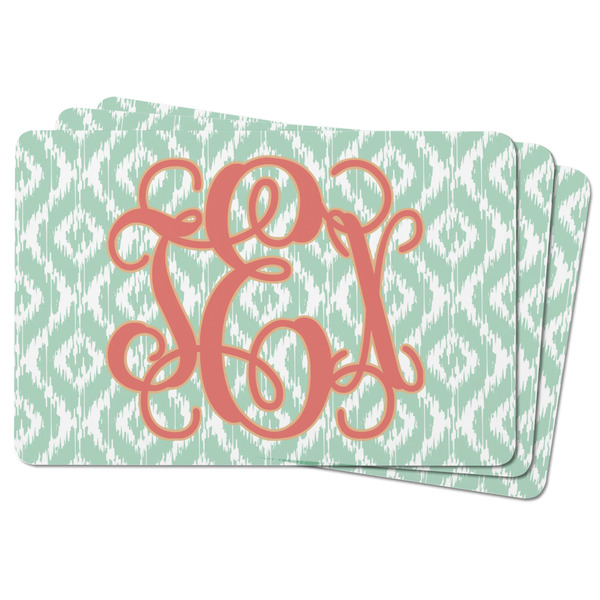 Monogram Rectangular Fridge Magnet - THREE