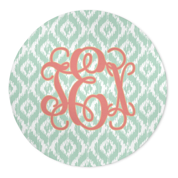 Custom Monogram Round Indoor Area Rug - 5' - 60"