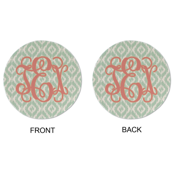 Monogram Round Linen Placemats - APPROVAL (double sided)