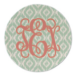 Monogram Round Linen Placemat