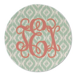 Monogram Round Linen Placemat - Single-Sided - Single
