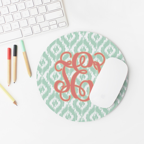 Monogram Round Mousepad - LIFESTYLE 2