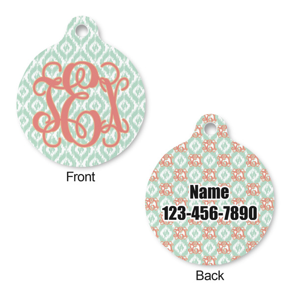Monogram Round Pet ID Tag - Large - Approval