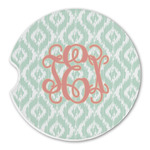 Monogram Sandstone Car Coaster - Single