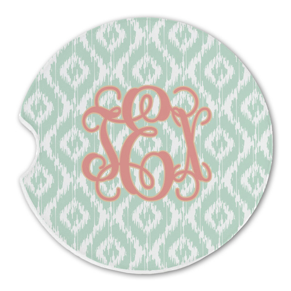 Monogram Sandstone Car Coaster - Single