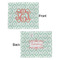 Monogram Security Blanket - Front & Back View