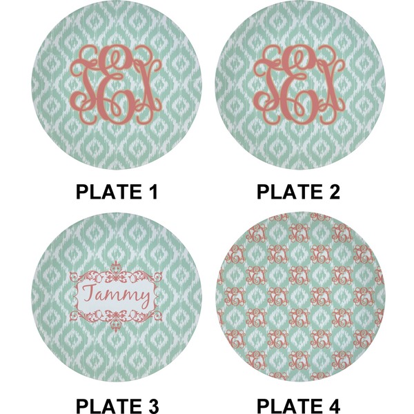 Monogram Set of Appetizer / Dessert Plates (Approval)