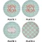 Monogram Set of Appetizer / Dessert Plates (Approval)