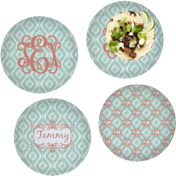 Monogram Set of Lunch / Dinner Plates