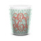 Monogram Ceramic Shot Glass - 1.5 oz - White - Set of 4