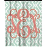 Monogram Extra Long Shower Curtain - 70" x 83"