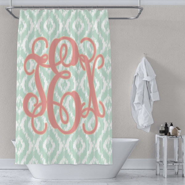 Monogram Shower Curtain Lifestyle