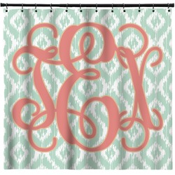 Monogram Shower Curtain - Custom Size