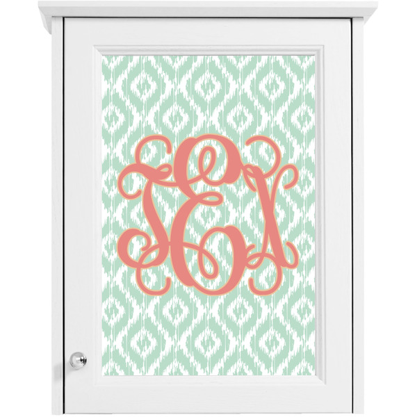 Monogram Single White Cabinet Decal