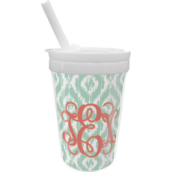 Custom Monogram Sippy Cup with Straw