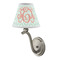 Monogram Small Chandelier Lamp - LIFESTYLE (on wall lamp)