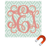 Monogram Square Car Magnet - 6"