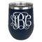 Monogram Stemless Stainless Steel Wine Tumbler - Navy - Double-Sided