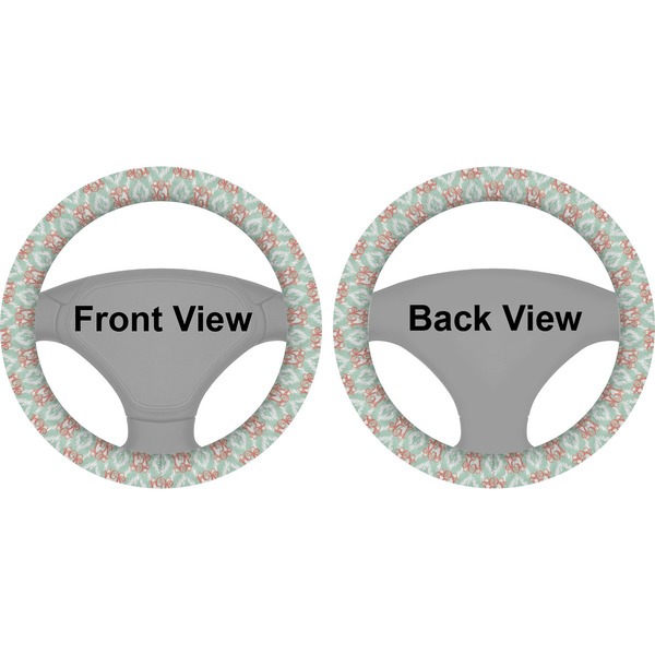 Monogram Steering Wheel Cover- Front and Back