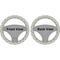 Monogram Steering Wheel Cover- Front and Back