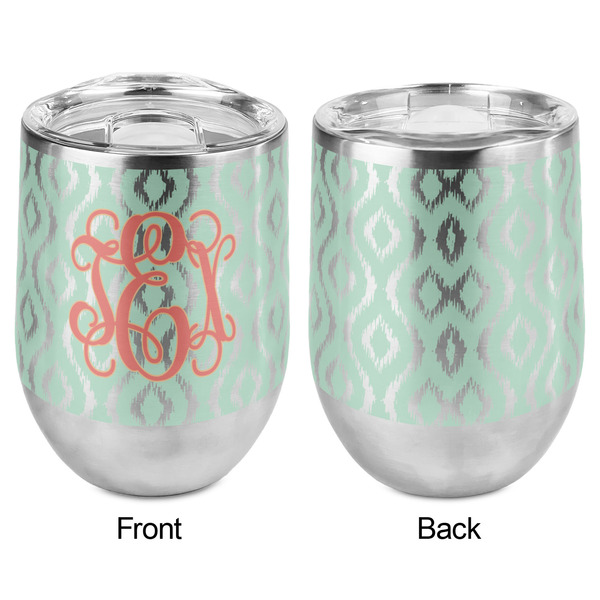 Monogram Stemless Wine Tumbler - Full Print - Approval