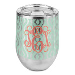 Monogram Stemless Wine Tumbler - Full Print