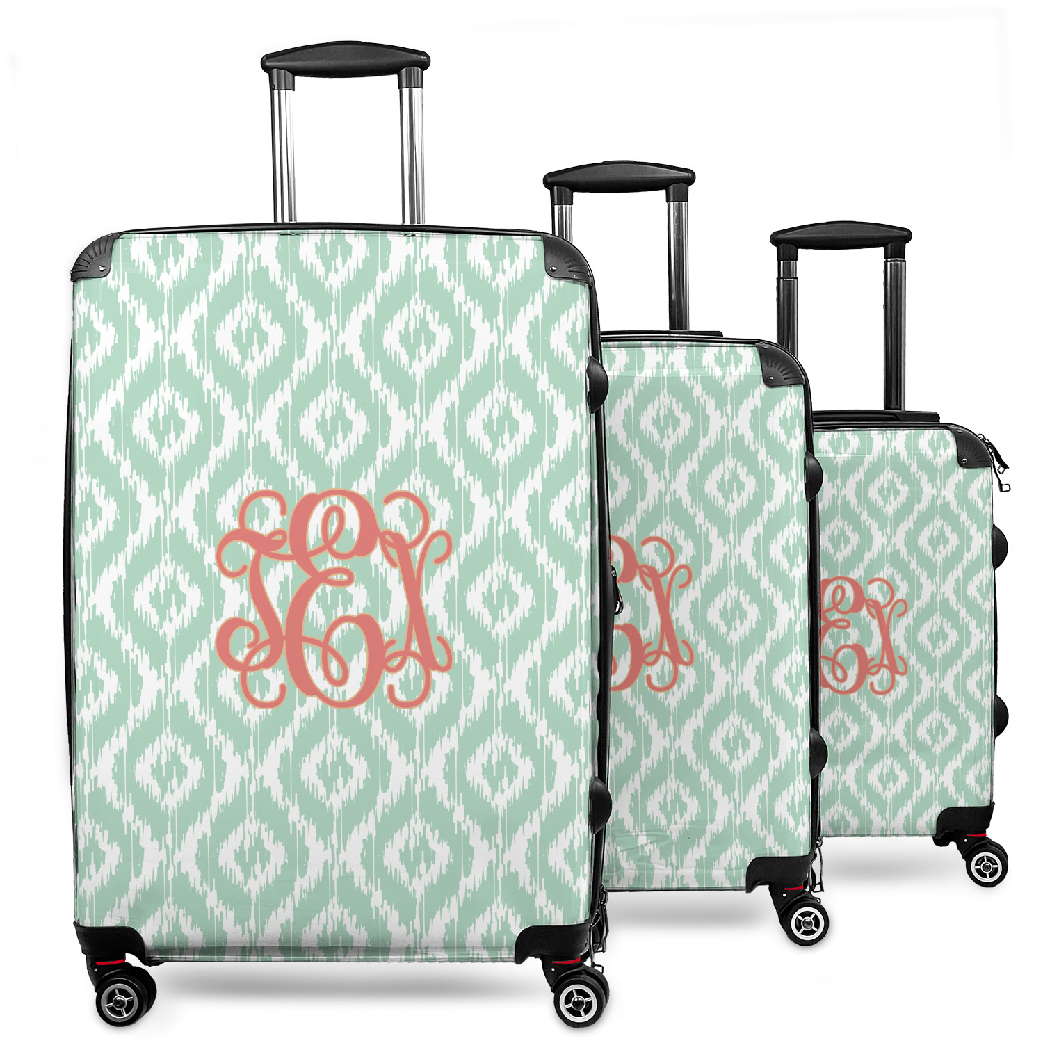 monogram luggage set
