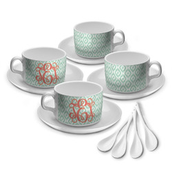 Monogram Tea Cup - Set of 4
