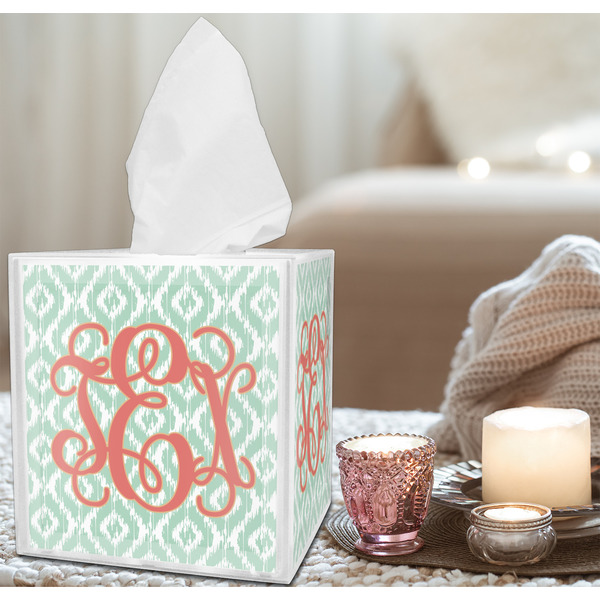 Monogram Tissue Box - LIFESTYLE