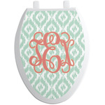 Monogram Toilet Seat Decal - Elongated