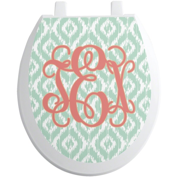 Custom Monogram Toilet Seat Decal